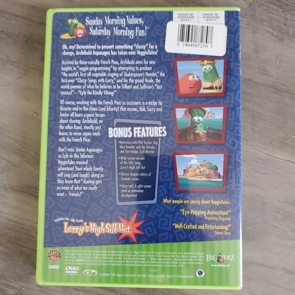 Veggie Tales: Lyle the Kindly Viking DVD 2001 Movie - Picture 2 of 3